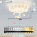 GobekUsa Dimming Pendant Chandelier Light with PE Lampshade for Living Room Bedroom