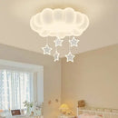 GobekUsa Dimming Pendant Chandelier Light with PE Lampshade for Living Room Bedroom