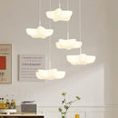 GobekUsa Cloud White Modern Chandelier Floating Pendant Lamp Kitchen Island Light