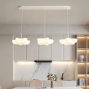 GobekUsa Cloud White Modern Chandelier Floating Pendant Lamp Kitchen Island Light