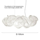 GobekUsa Cloud White Pendant Light: Rice Paper Ball Lampshade for Kitchen Island, Restaurant & Kids Room