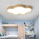 GobekUsa Cloud Wood Ceiling Light for Children's Room