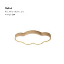 GobekUsa Cloud Wood Ceiling Light for Children's Room