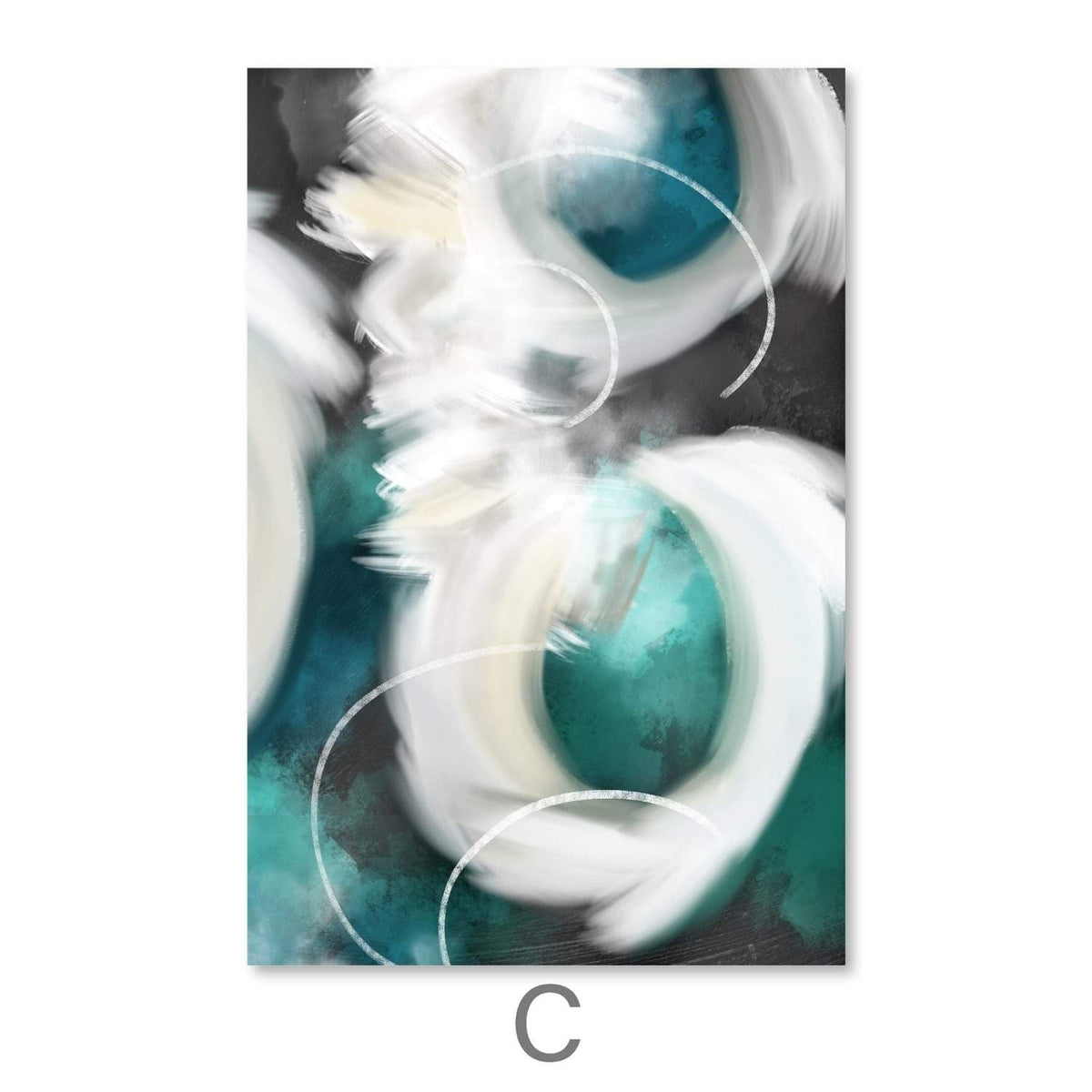 Clouded Abstract Canvas, photo 7 of 11