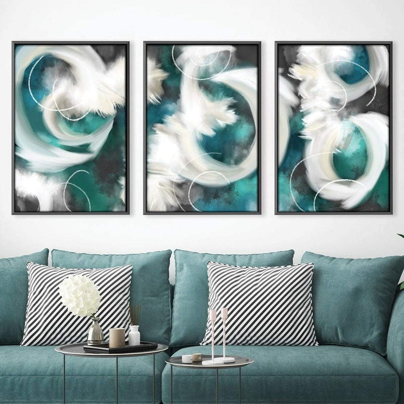 Clouded Abstract Canvas