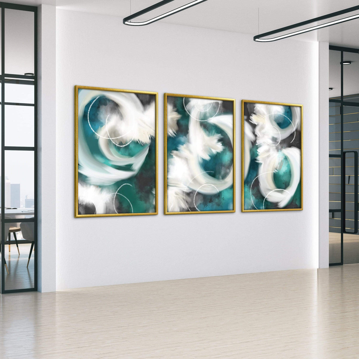 Clouded Abstract Canvas, photo 3 of 11