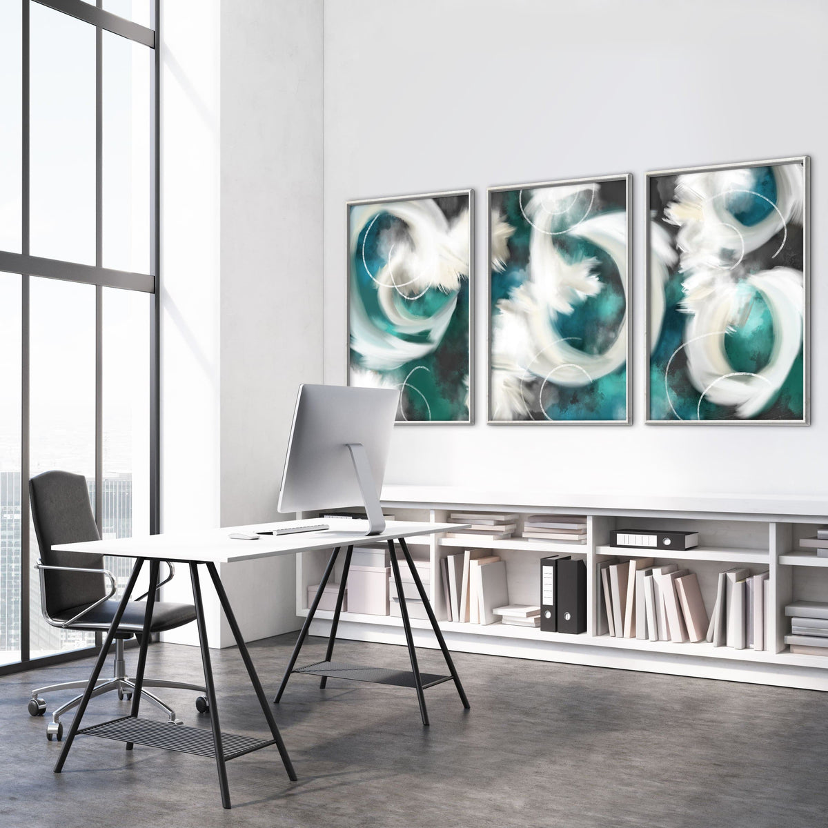 Clouded Abstract Canvas, photo 4 of 11