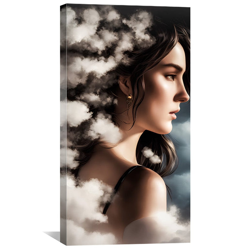 Clouded Gaze Canvas