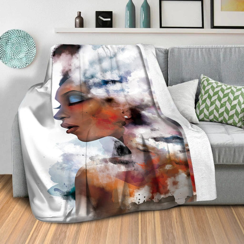 Clouded Woman A Blanket