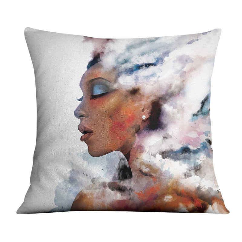 Clouded Woman A Cushion