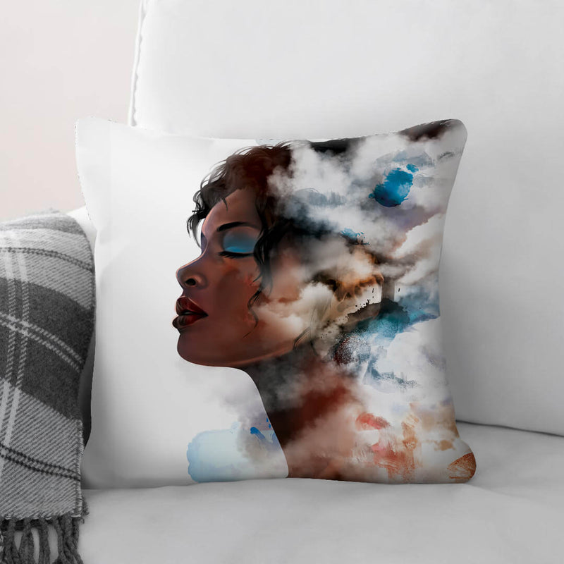 Clouded Woman C Cushion