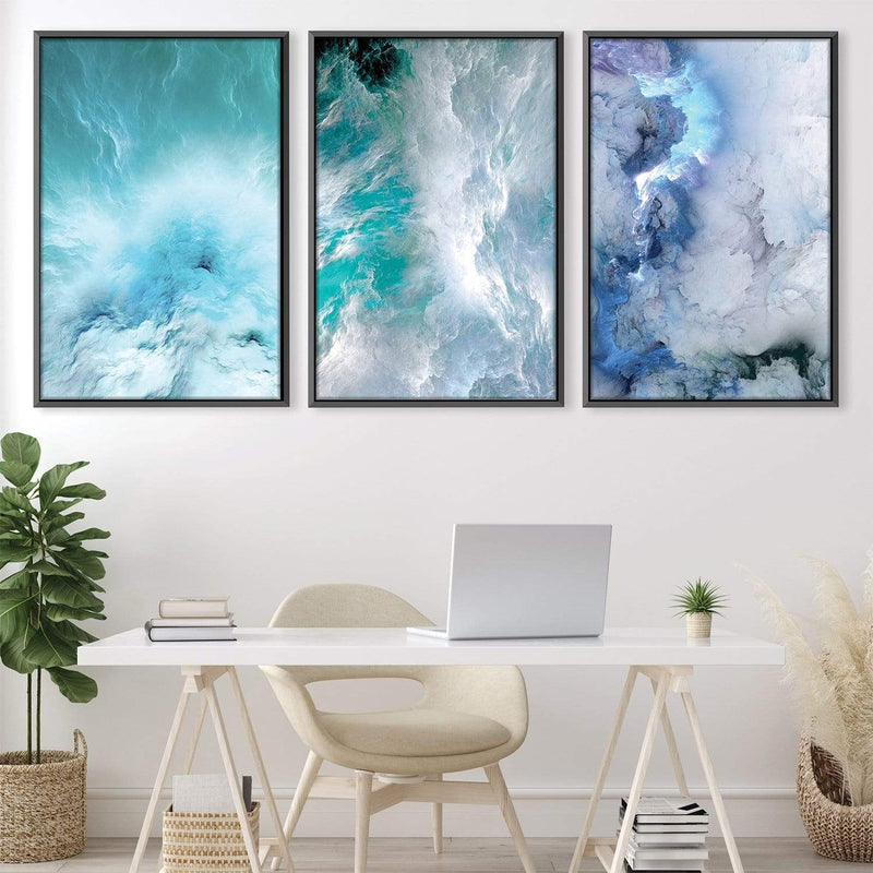 Cloudy Wave Canvas