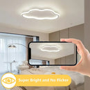 GobekUsa Cloudy White Kids Ceiling Lamp for Creative Bedroom Lighting