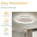 GobekUsa Cloudy White Kids Ceiling Lamp for Creative Bedroom Lighting
