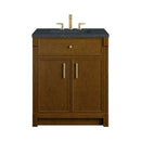 James Martin Bellshire 30" Single Bathroom Vanity, Honey Oak