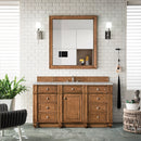 James Martin Bristol 60" Single Bathroom Vanity, Saddle Brown