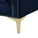 Oxford PU Leather Club Chair