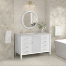 James Martin Myrrin 48" Single Bathroom Vanity, Bright White