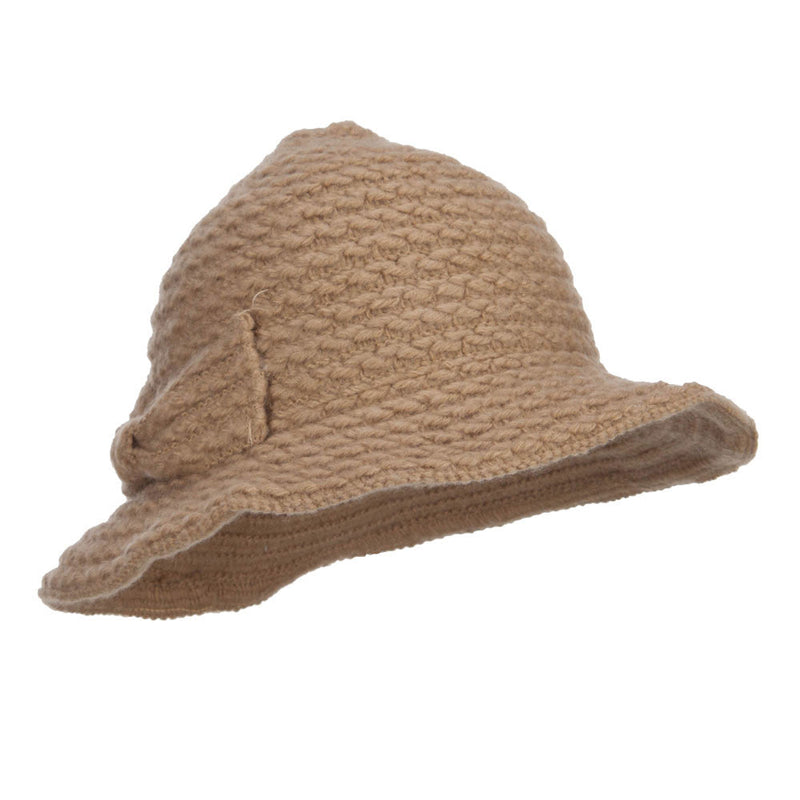 Women's Chenille Wired Brim Bucket Hat