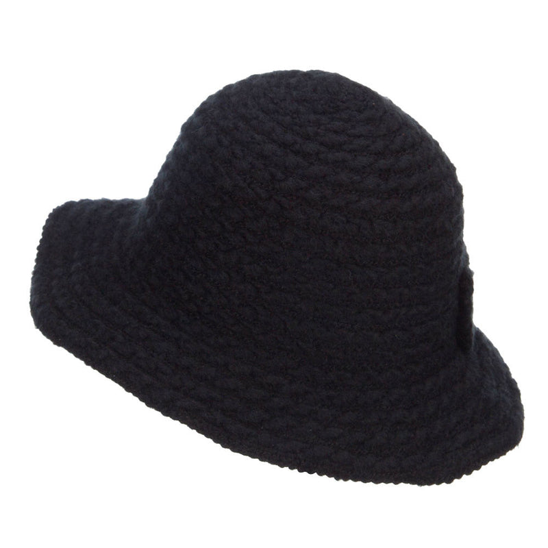 Women's Chenille Wired Brim Bucket Hat