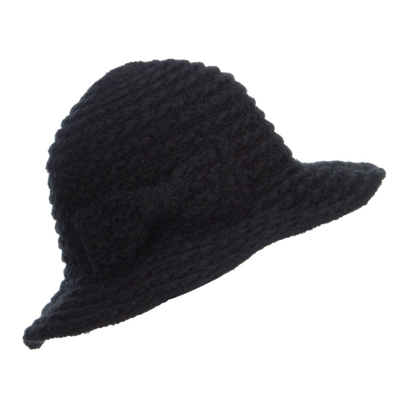 Women's Chenille Wired Brim Bucket Hat