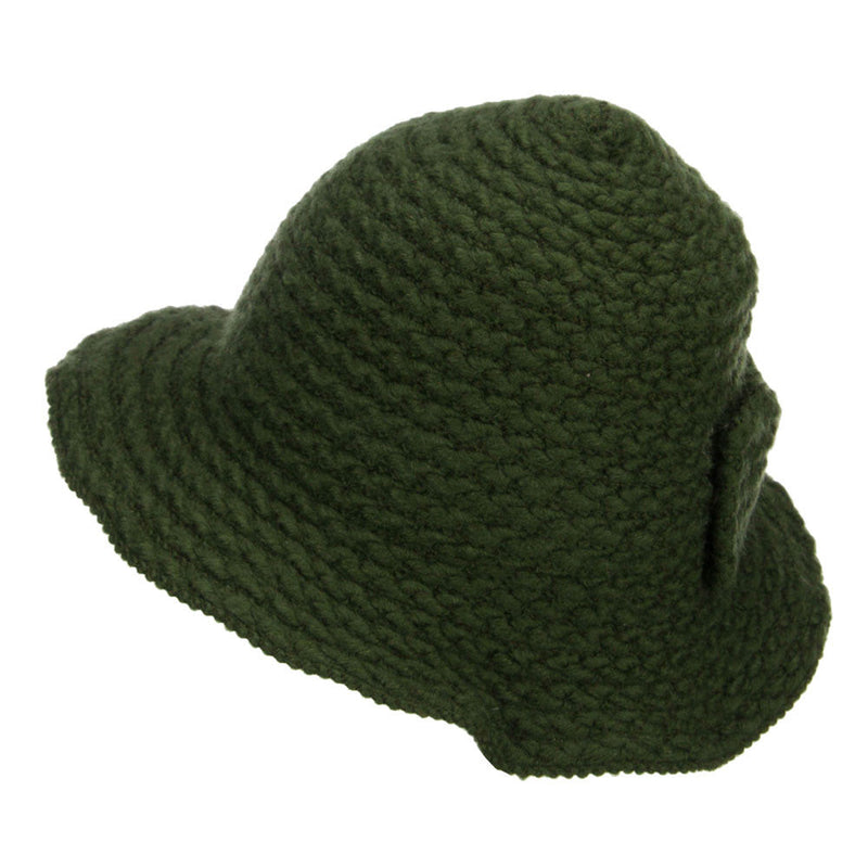 Women's Chenille Wired Brim Bucket Hat