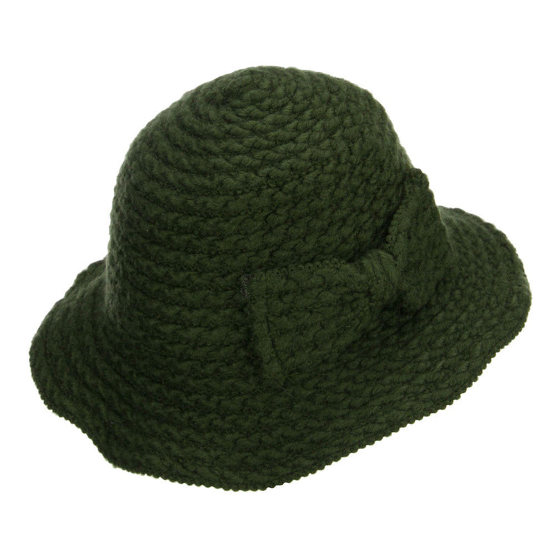 Women's Chenille Wired Brim Bucket Hat
