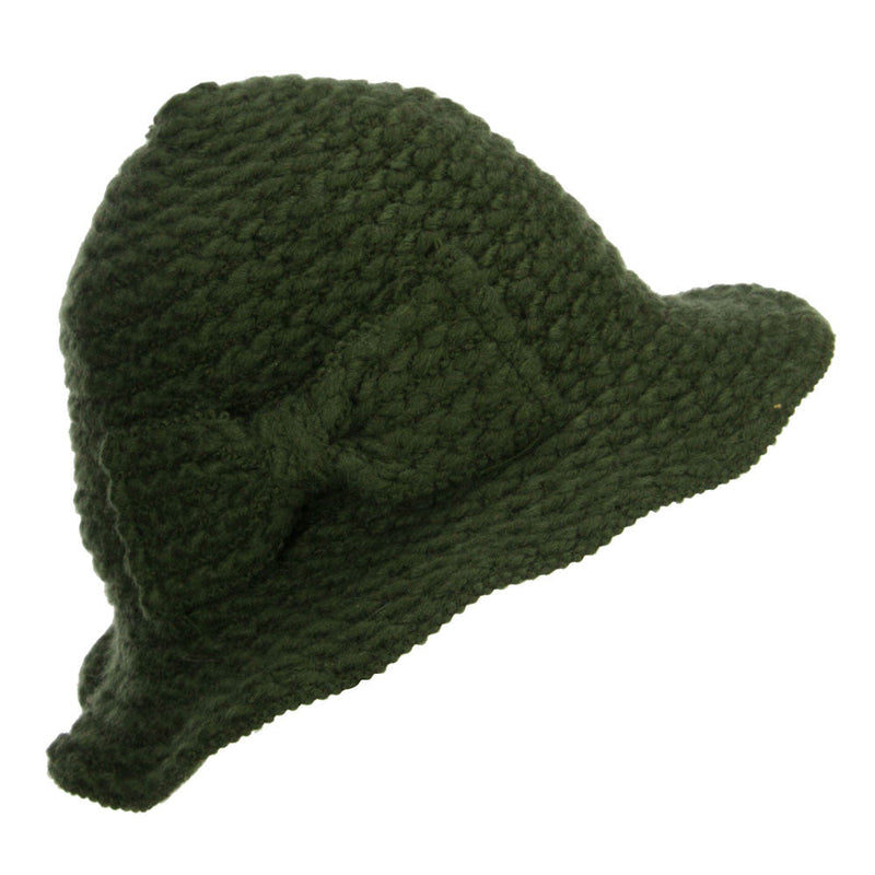 Women's Chenille Wired Brim Bucket Hat