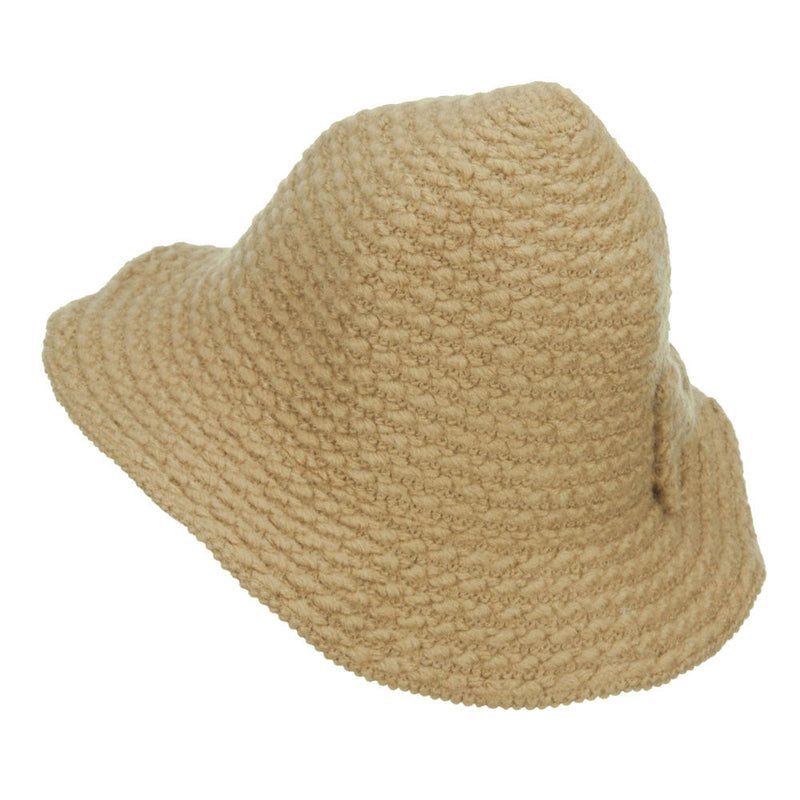 Women's Chenille Wired Brim Bucket Hat