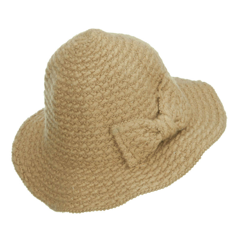 Women's Chenille Wired Brim Bucket Hat