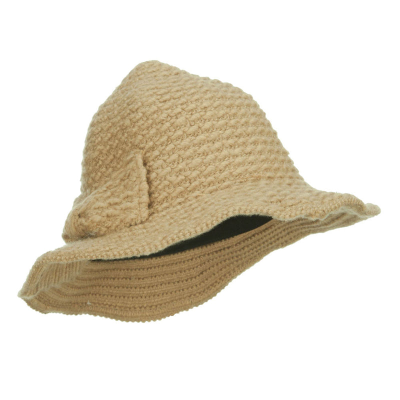 Women's Chenille Wired Brim Bucket Hat
