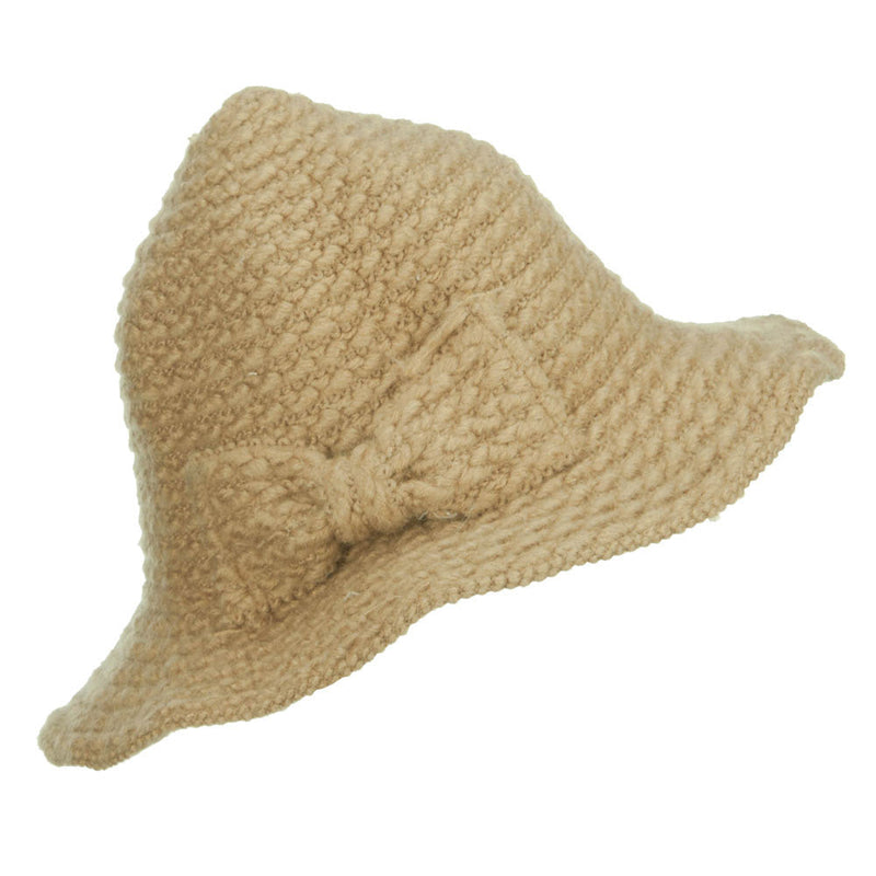 Women's Chenille Wired Brim Bucket Hat
