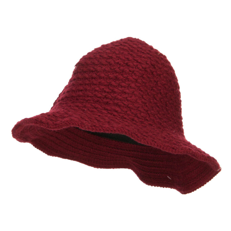 Women's Chenille Wired Brim Bucket Hat