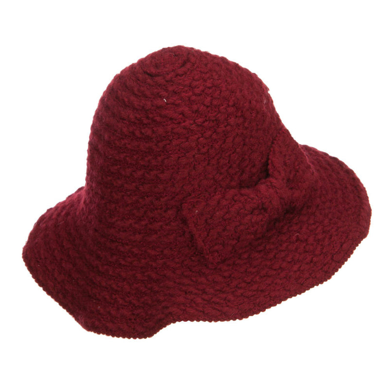 Women's Chenille Wired Brim Bucket Hat
