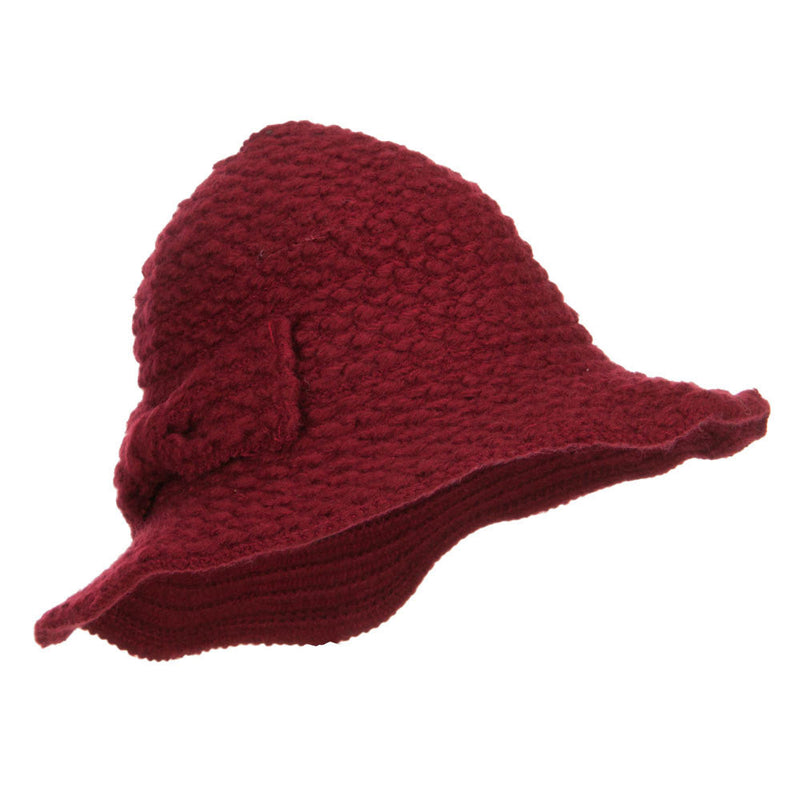 Women's Chenille Wired Brim Bucket Hat