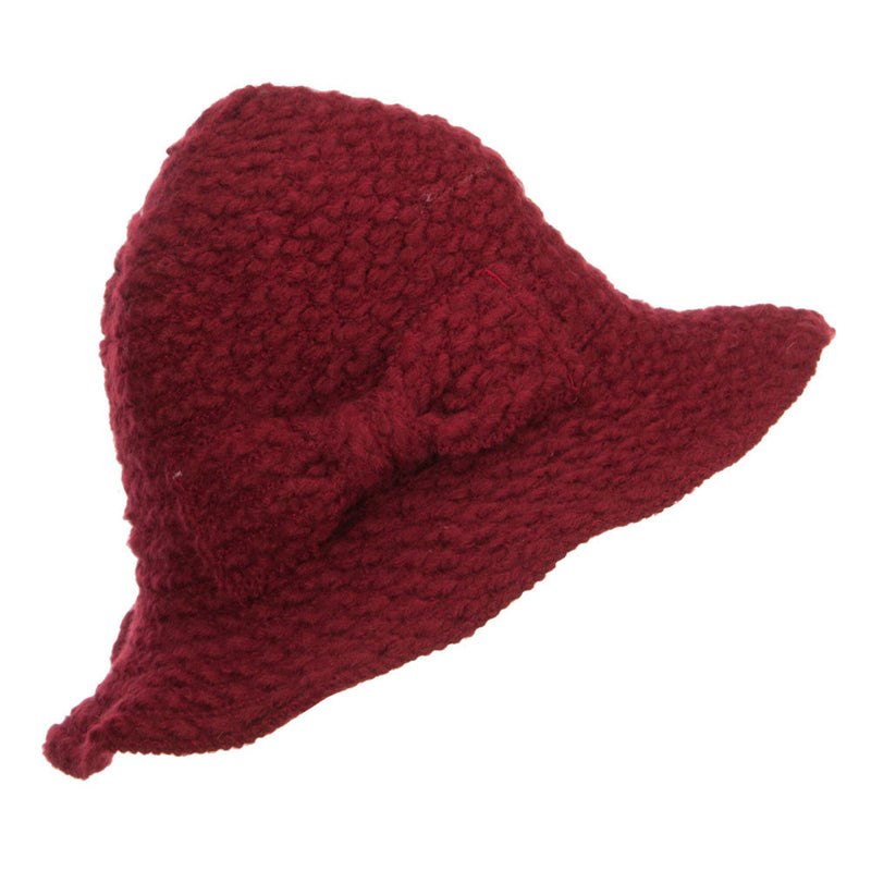 Women's Chenille Wired Brim Bucket Hat