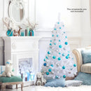 8 ft White Artificial PVC Christmas Tree with Stand by LJGDeals