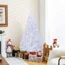 8 ft White Artificial PVC Christmas Tree with Stand by LJGDeals