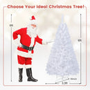 8 ft White Artificial PVC Christmas Tree with Stand by LJGDeals