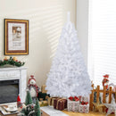 8 ft White Artificial PVC Christmas Tree with Stand by LJGDeals