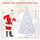 8 ft White Artificial PVC Christmas Tree with Stand by DirectDeals
