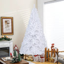 8 ft White Artificial PVC Christmas Tree with Stand by LJGDeals