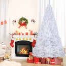 8 ft White Artificial PVC Christmas Tree with Stand by LJGDeals