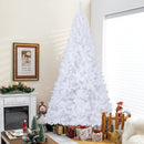 8 ft White Artificial PVC Christmas Tree with Stand by DirectDeals