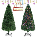 3' / 4' / 5' / 6' Fiber Optic Artificial PVC Christmas Tree by LJGDeals
