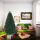 5/6/7 Feet Multicolor Artificial Christmas Tree with LED Light and Metal Stand by LJGDeals