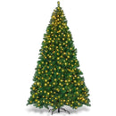 9 Feet Pre-Lit PVC Artificial Christmas Tree with 700 LED Lights by LJGDeals