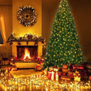 9 Feet Pre-Lit PVC Artificial Christmas Tree with 700 LED Lights by LJGDeals