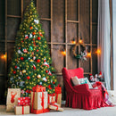 9 Feet Pre-Lit PVC Artificial Christmas Tree with 700 LED Lights by DirectDeals