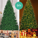 9 Feet Pre-Lit PVC Artificial Christmas Tree with 700 LED Lights by LJGDeals